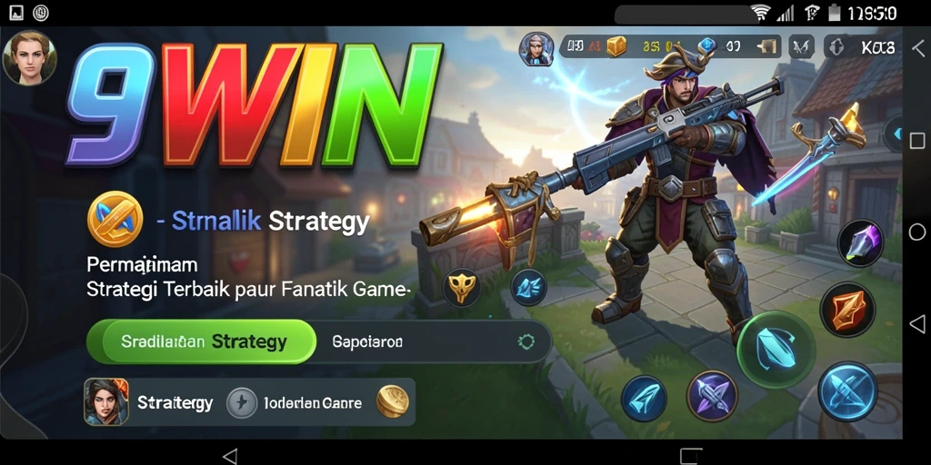 Tampilan antarmuka menarik dari game Strategy 9WIN.