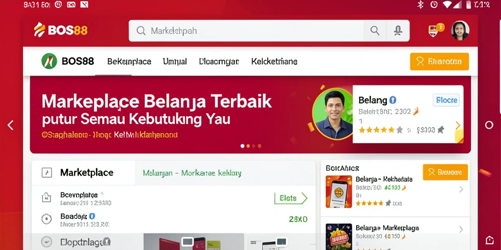 Tampilan antarmuka BOS88 yang intuitif dan mudah digunakan.