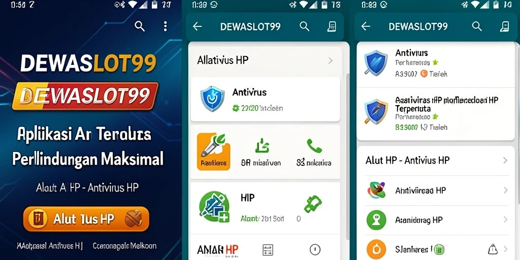 Tampilan antarmuka DEWASLOT99 yang mudah digunakan dan informatif.