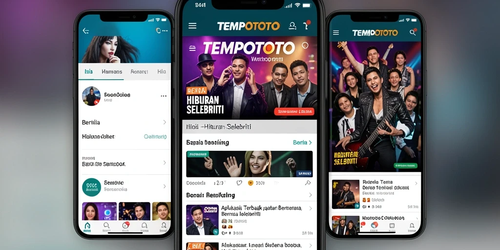 Tampilan antarmuka aplikasi TEMPOTOTO yang modern dan informatif.