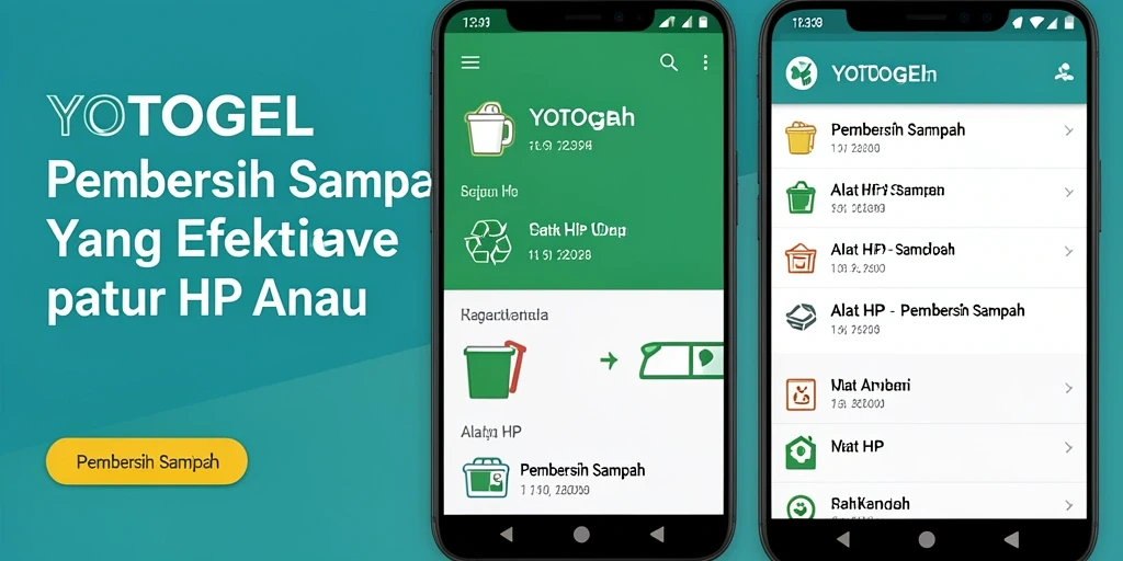Antarmuka YOTOGEL yang sederhana dan fungsional sebagai Pembersih Sampah.